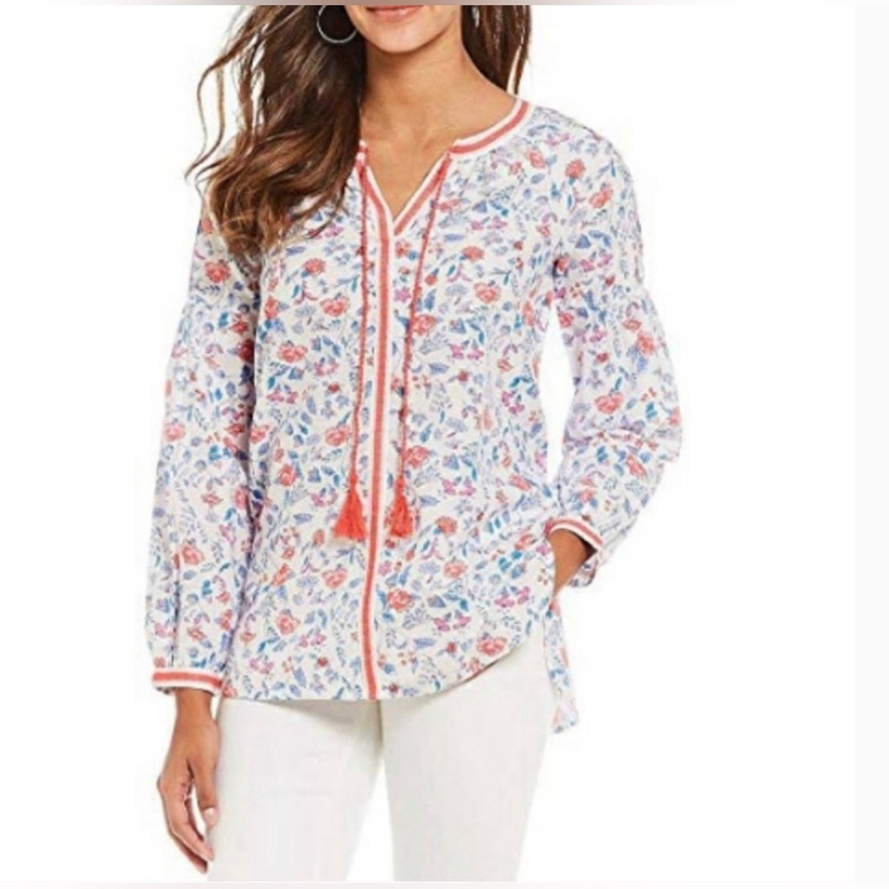 🆕 Joules Yolanda Embroidered Floral Linen Cotton Boho Chic Prairie Cottagecore
